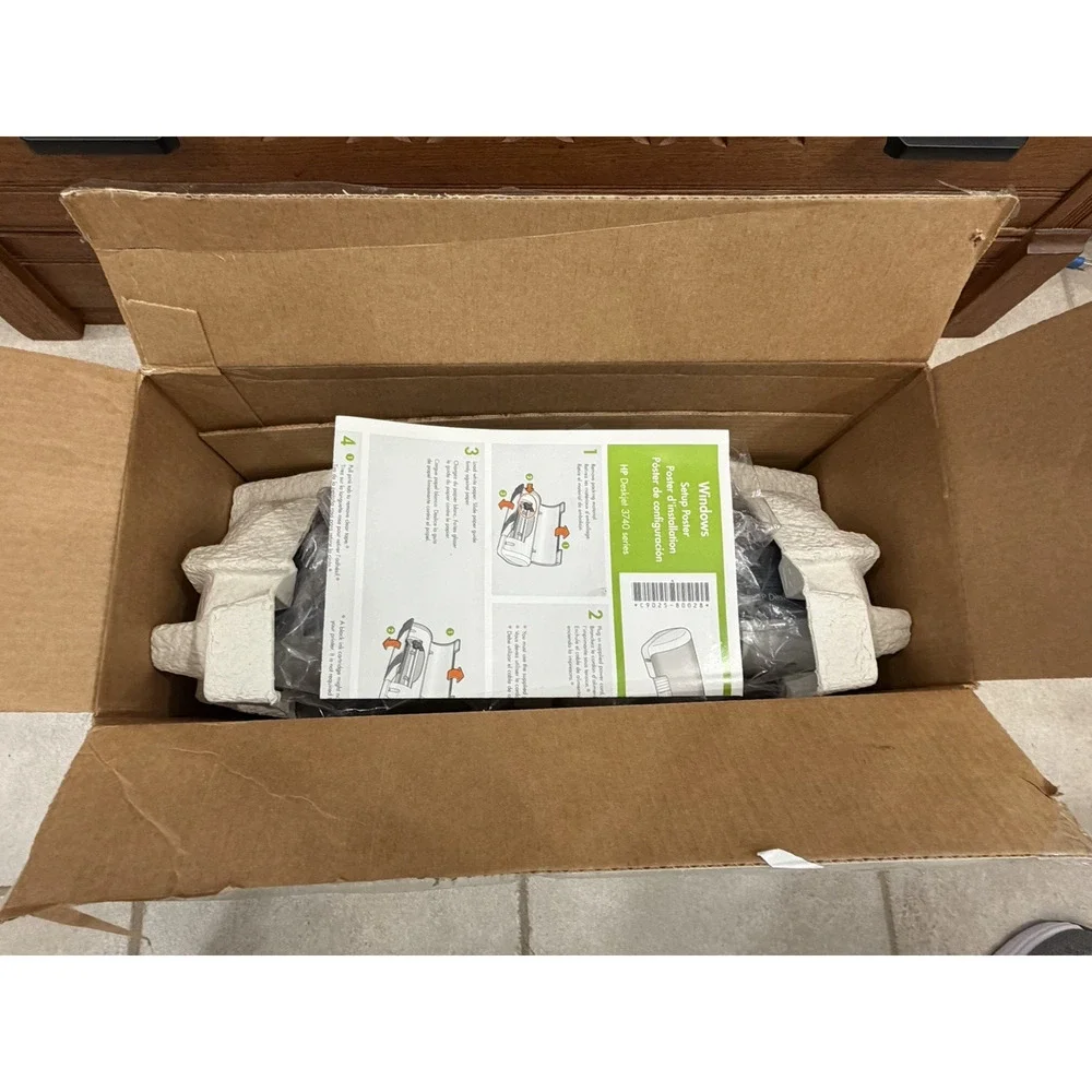 HP Deskjet 3745v Color Inkjet Compact Printer New XXL BW/Color Ink! - Tested